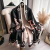 Luxury Winter Cashmere Scarf Women  Design Warm Pashmina Blanket Poncho Scarves Female Carriage Shawl Thick Foulard Bufanda