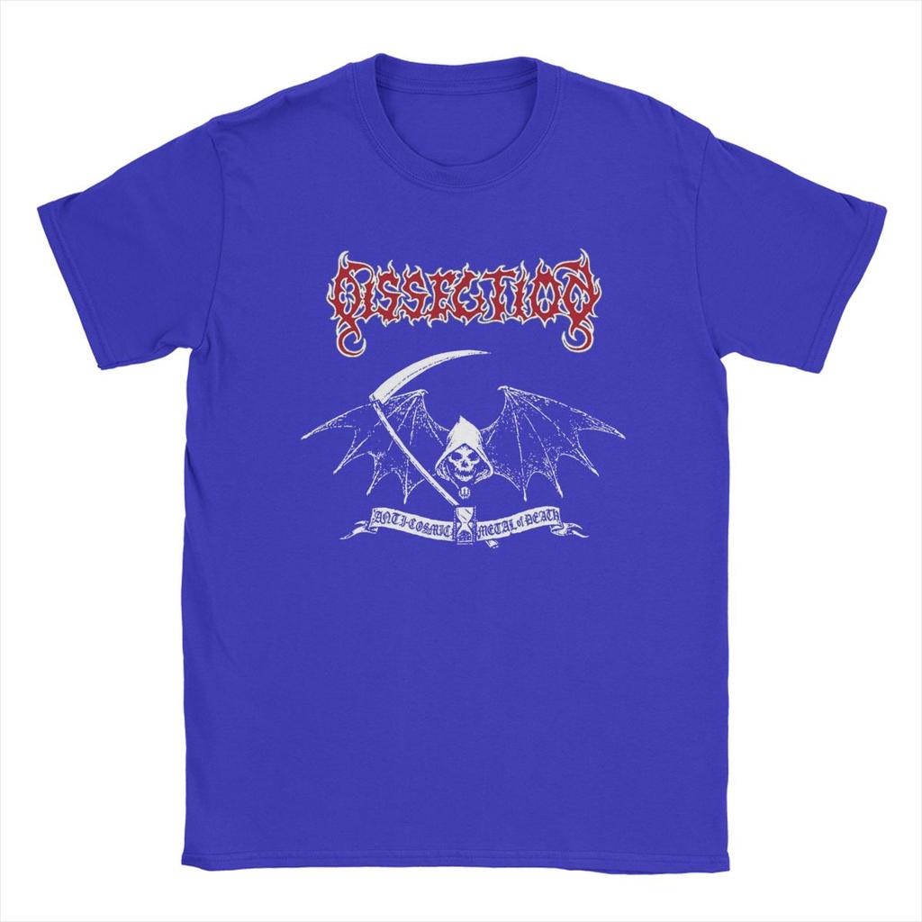 Herr T-shirts Dissection Nodveidt Anti Cosmic Metal Death Vintage 100% Bomulls T-shirts Kortärmad T-shirt Toppar Presentidé
