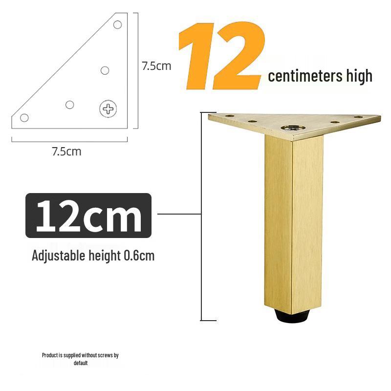 Triangular Aluminum Alloy Adjustable Sofa and Cabinet Legs