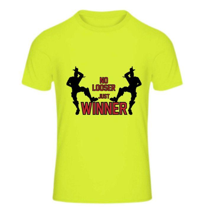 T- shirt enfant Dance Gamer jaune fluo - Jaune