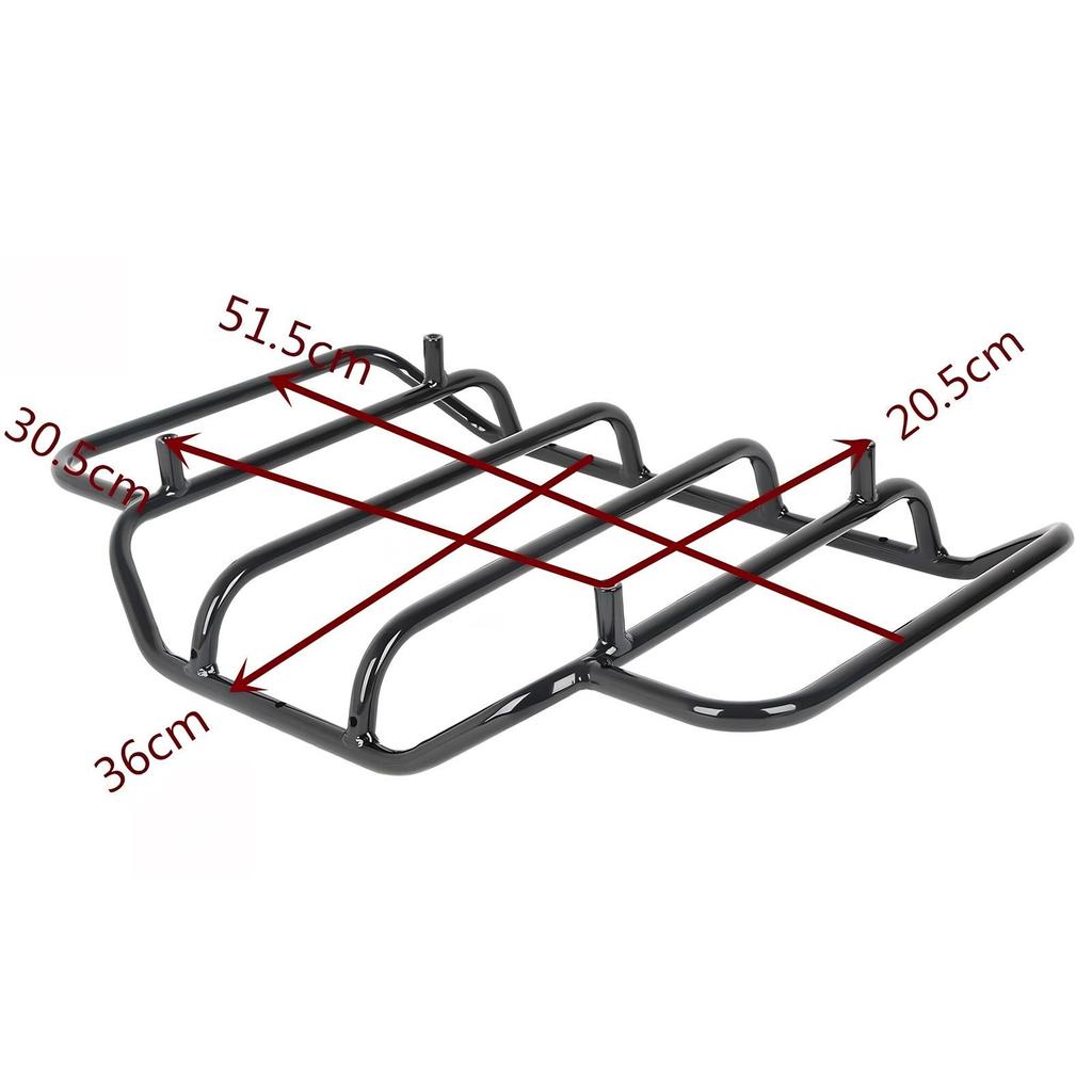 Harley Big Glide Road Street Rear Luggage Rack (Suitable for 1984-2025 Models)