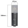 AKG C114 Side-Address Condenser Microphone Cardioid/Omnidirectional/Bidirectional with Shock Mount Black 1.4" x 1.9" x 6.2