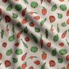 Soimoi Veggies Print,  Cotton Cambric, Quilting Fabric Sold by The Yard 42 Inch Wide, Medium Weight Cotton Fabric, Sewing  Supplies,Aquamarine
