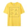 Womens Father Day For New Dad Him Dada Grandpa Papa Unisexs Designer T Shirt Luxury TShirt Plus Size Classic