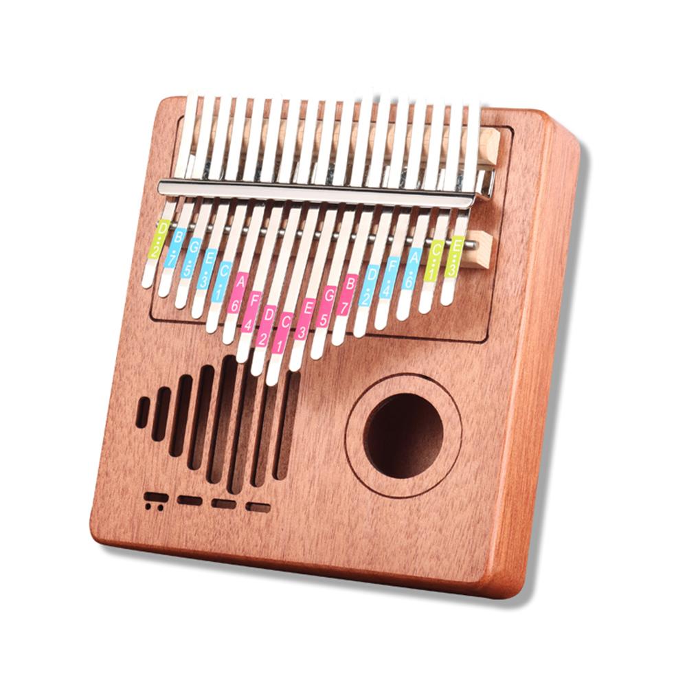 Wooden Thumb Piano Note stickers Music Cards with Songs 10-note Kalimba