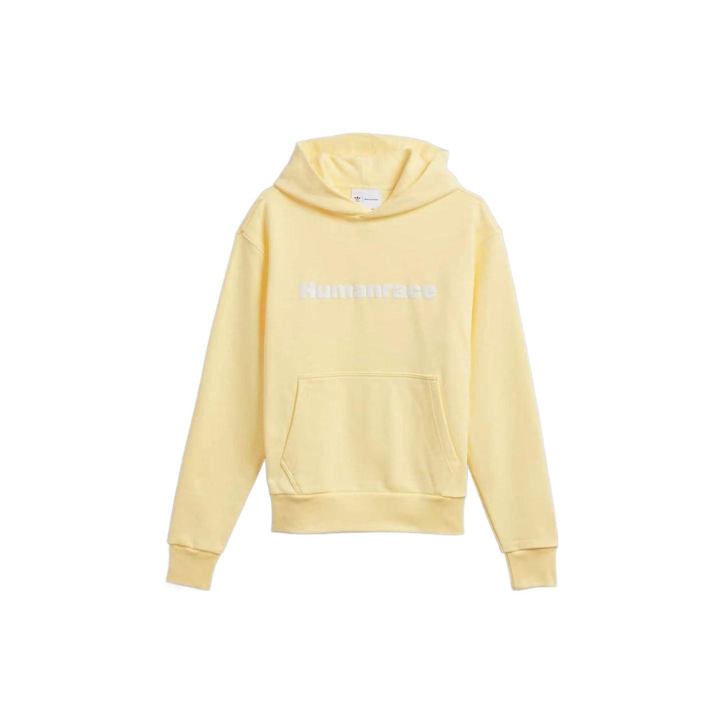 

Adidas Originals Trefoil X Pharrell Williams Solid Letter Logo Print Hoodie Unisex Yellow H46993 M