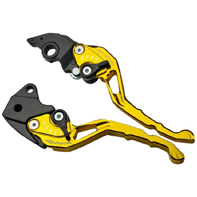 

Corrosion Resistant Motorcycle Gear Brake Lever Aluminum Build Comfortable Easy Installation for CLICK150 золотой