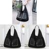 Pvc Casual Tote Bag For Women With Stitching Details For Daily Use