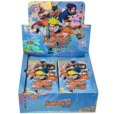 Genuine Naruto Cards Box Anime Figure Card Booster Pack Sasuke Collection Flash Card Toy Birthday Christmas Gift for Kids