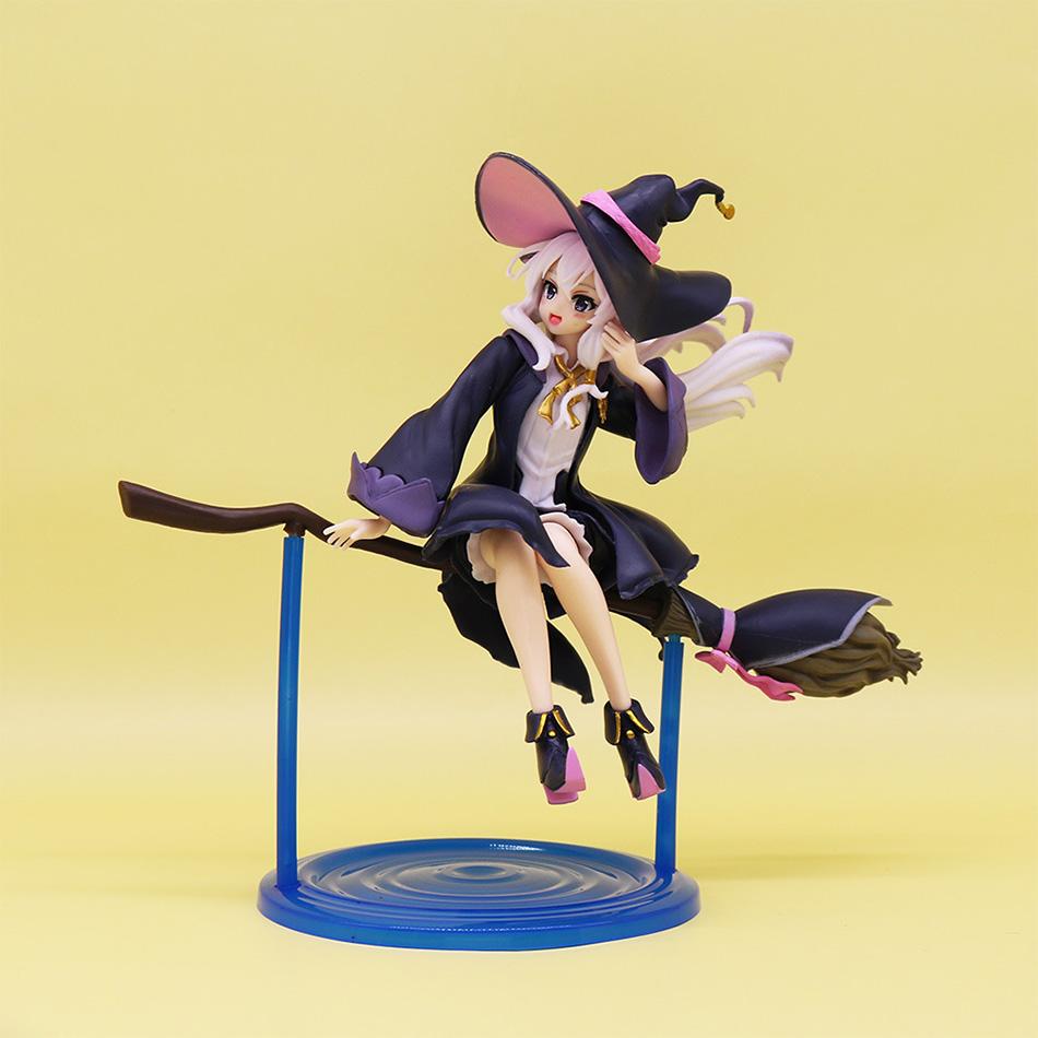 Anime Action Figure Model Toy Gift Flying Witch  Witch Journey Sitting On Broomstick Art Statue Toys for Children Gift