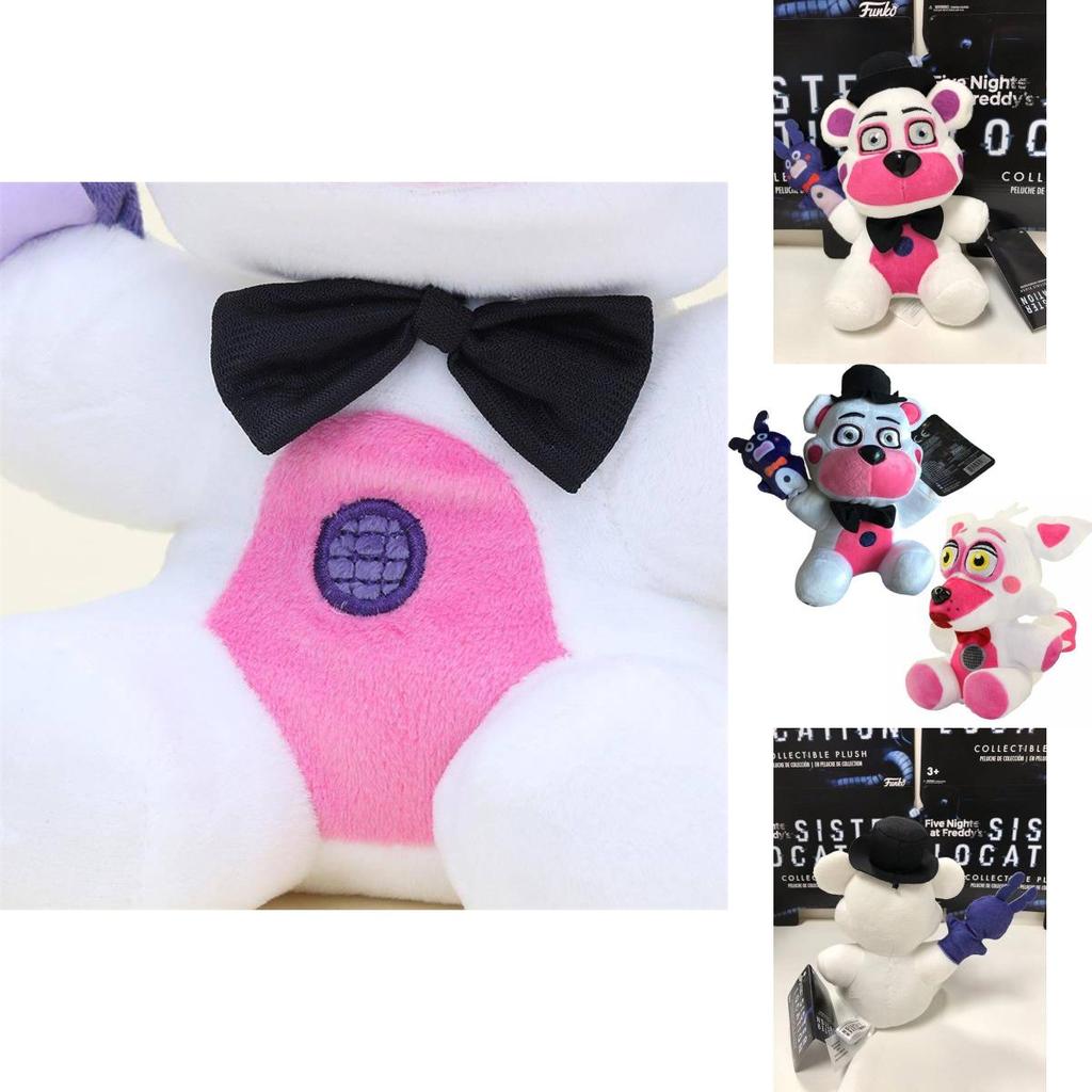 Fun And Educational Fnaf Five Nights At Freddy's Sister Location Plush Funtime Freddy With Bon Bon