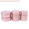 5-180ml Cream Jar Tin Cosmetic Lip Balm Containers Nail Derocation Crafts Pot Refillable Bottle Screw Thread Empty Candles Box