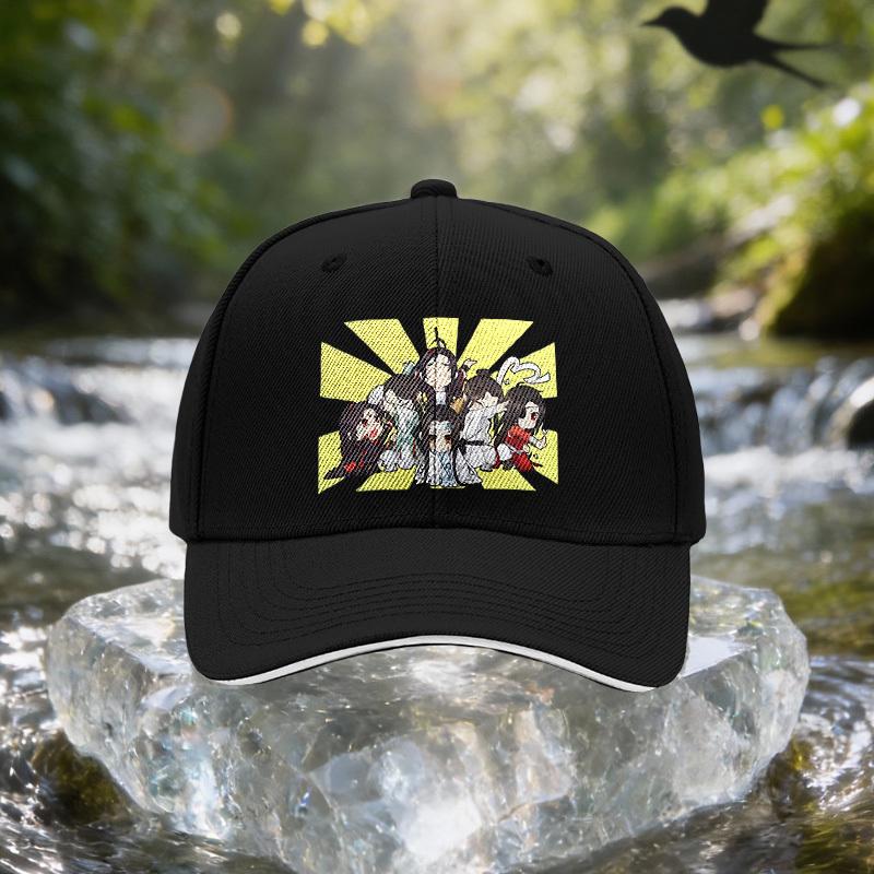 Anime Themed Baseball Cap Suitable for Travel, Parties, Birthdays - Adjustable Lightweight Unisex Hat with Characters, for Men &