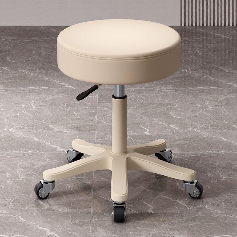 Beauty Salon Swivel Stool: Hairdresser, Nail Technician, Makeup Artist, Barber Wheeled Chair