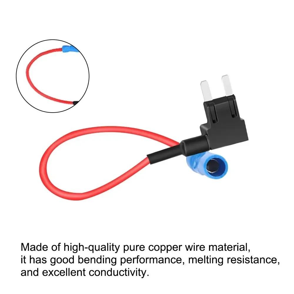 Car fuse box power outlet wire socket non-destructive power supply fuse medium size small size Fuses Splitter Accessories