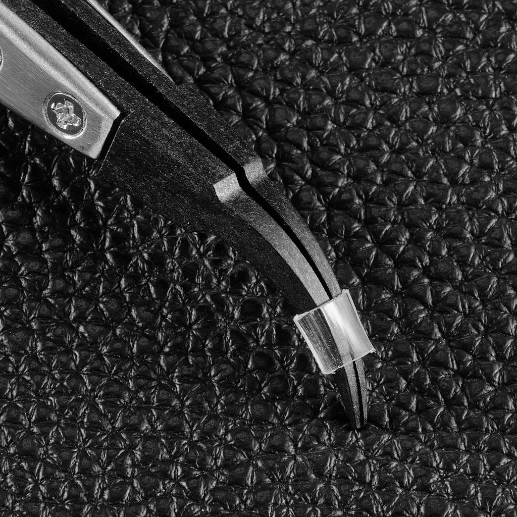 New High Precision Forceps Stainless Steel Curved Tweezer Watch Cleaning Brush Movement Small Part Cleaning Pen Maintenance Tool