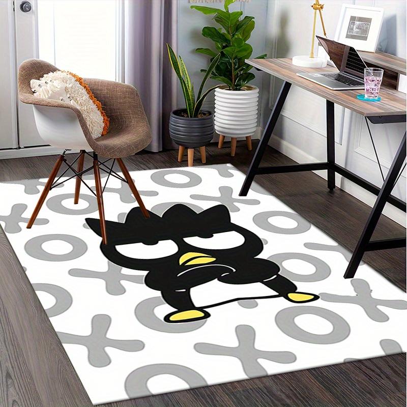 Office Rug Penguin, Cartoon Anti-Slip Rug, Machine Washable for Living Room, Bedroom, Office, Multiple Sizes, Bedroom Mat, Decorative Mat, Durable Mat