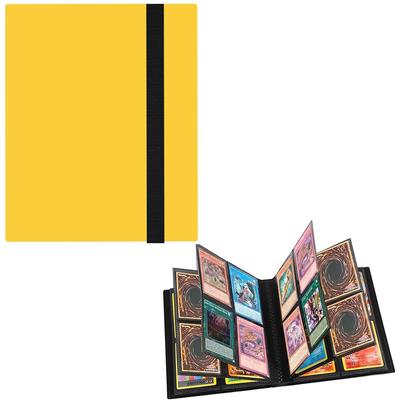 Sports Card Storage File PP Mantle Portable Zipper Card Collection Card File Trading Card Binder Card Case File Sleeve Compatible Game 4 Pockets Holds