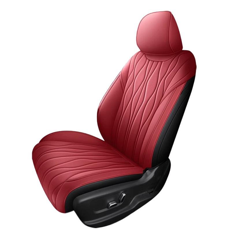 Hongqi Leather Car Seat Covers for H5, H7, H9, HS5, HS7 - All-Season, Five-Seat Compatible Cushion