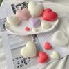 Heart Shape Chocolate Baking Mold Reusable Love Heart Mold Handmade 3D Heart Cake Mold  Soap Making