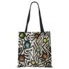 Abstract Art Print Shopping Bags Women Folding Reusable Customize Tote Shoulder Bag Canvas Casual Groceries Handbags 2022