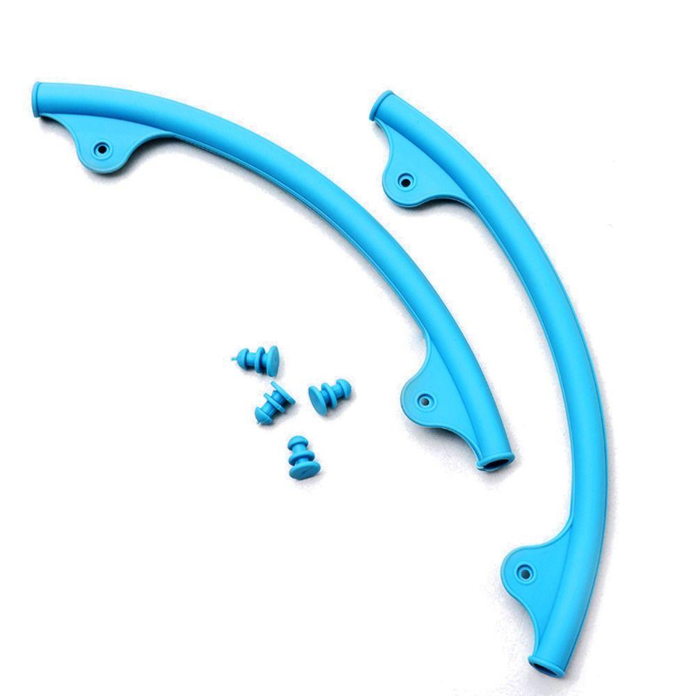 2PCS Stoßdämpfung Badminton Schläger Kopf Protector Multicolor Scratch Verhindern Ärmeln