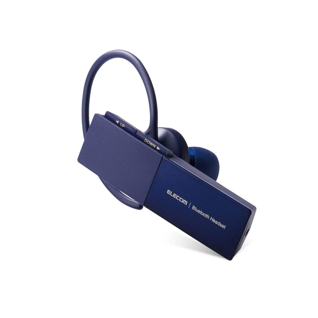 ELECOM Bluetooth Headset with USB Type-C (Charging Port), 1, Blue, LBT-HSC20MPBU