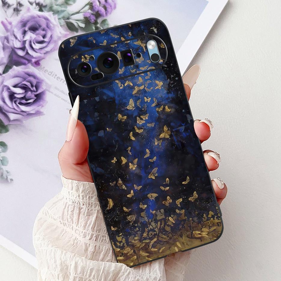 Custodia per Google Pixel 9 Pro Custodia Pixel9A Fiori Colorati Cover Dipinta Custodia Morbida in Silicone per Telefono per Google Pixel 9A Pixel9 Pro Guscio