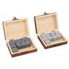Whiskey Stones Set Reusable Non Diluting Chilling Cooling Wine Beverage Whiskey Rocks Gift Box 2 Sets