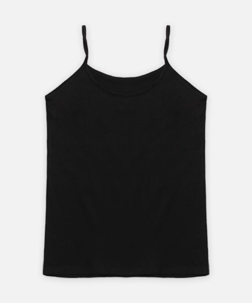 Lidi Basic Polycotton Plain String Women'S Sleeveless