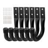 6pcs Heavy Duty Garage Storage Hooks Utility Garage Hooks for Wall Mounting Large Metal Organizer Tool & Extension Cords