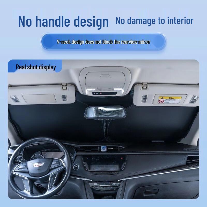 

Leapmotor Car Foldable Sunshade: Front Windshield Summer Sun Protection & Heat Insulation Curtain