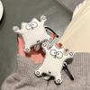 Ins Personalized Line Cat Suitable for AirPods 1 Generation Protective Case Second Generation 1 Generation Pro1 Apple Bluetooth Headset Case