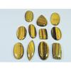 11Pcs Natural Brown Tiger eye Mix Shape Cabochon Loose Gemstone 279Cts. Lot C-2479