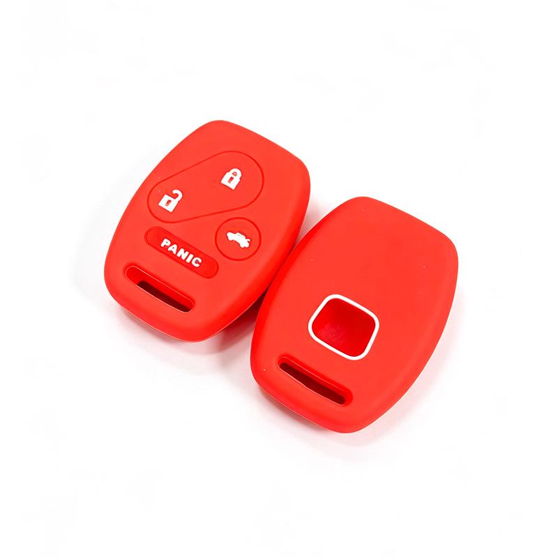 Compatible Honda CR-V Key Fob Soft Rubber Full Coverage 3/4 Button Remote Cover