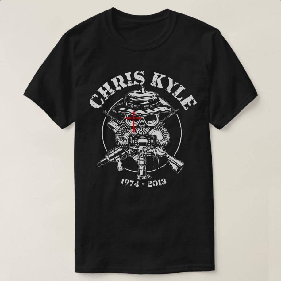 American Sniper Chris Kyle TShirt New 100 Cotton ONeck Short Sleeve Summer Casual Mens Tshirt Size S3XL S
