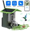 Bird Feeder Camera 4MP 2K HD Bird Video Capture WiFi Solar Powered Camera Battery with Solar Panel, Instant Alerts, Birdwatching