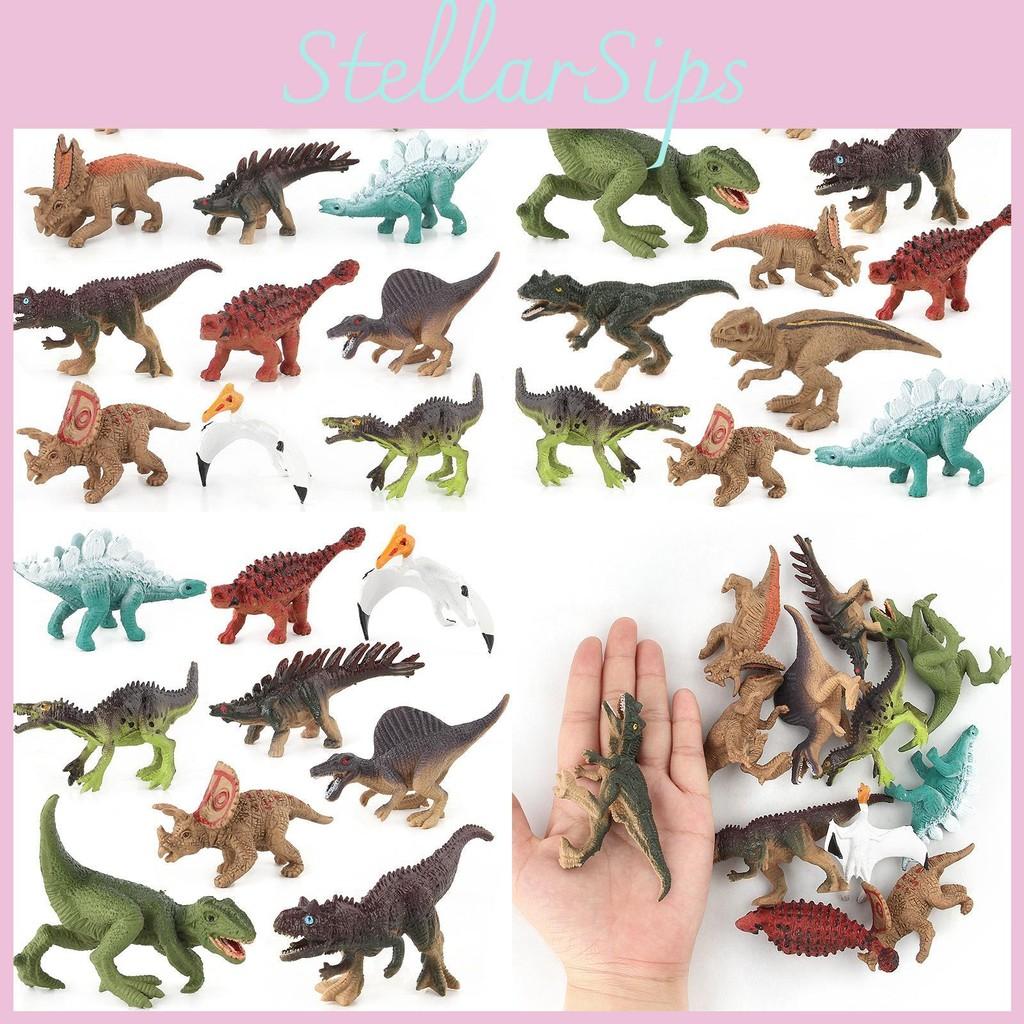 Dinosaur Miniature Tyrannosaurus Models Set Kids Learning Play And Collection