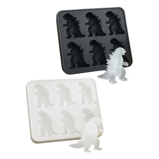 Ice Cube Mold Dinosaur Shape Food Grade Silicone Juice Ice Maker Easy Release Dishwasher Safe Ice Mould Kitchen Gadget
