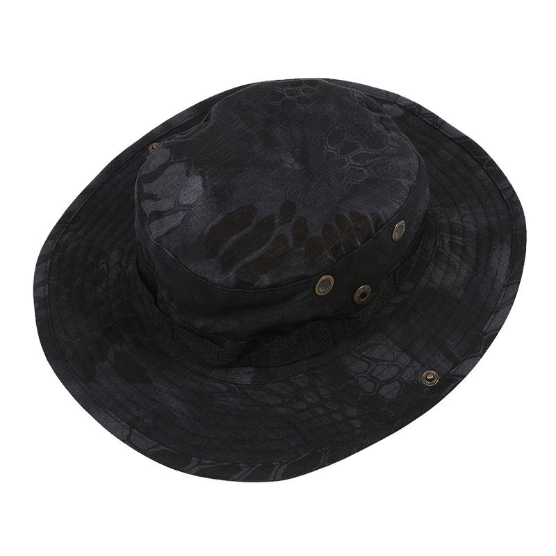 Tactics Camouflage Boonie Cap Balaclava Hat Suit Foldable Soft Outdoor Hunting Fishing Wide Brimmed Sunscreen Caps