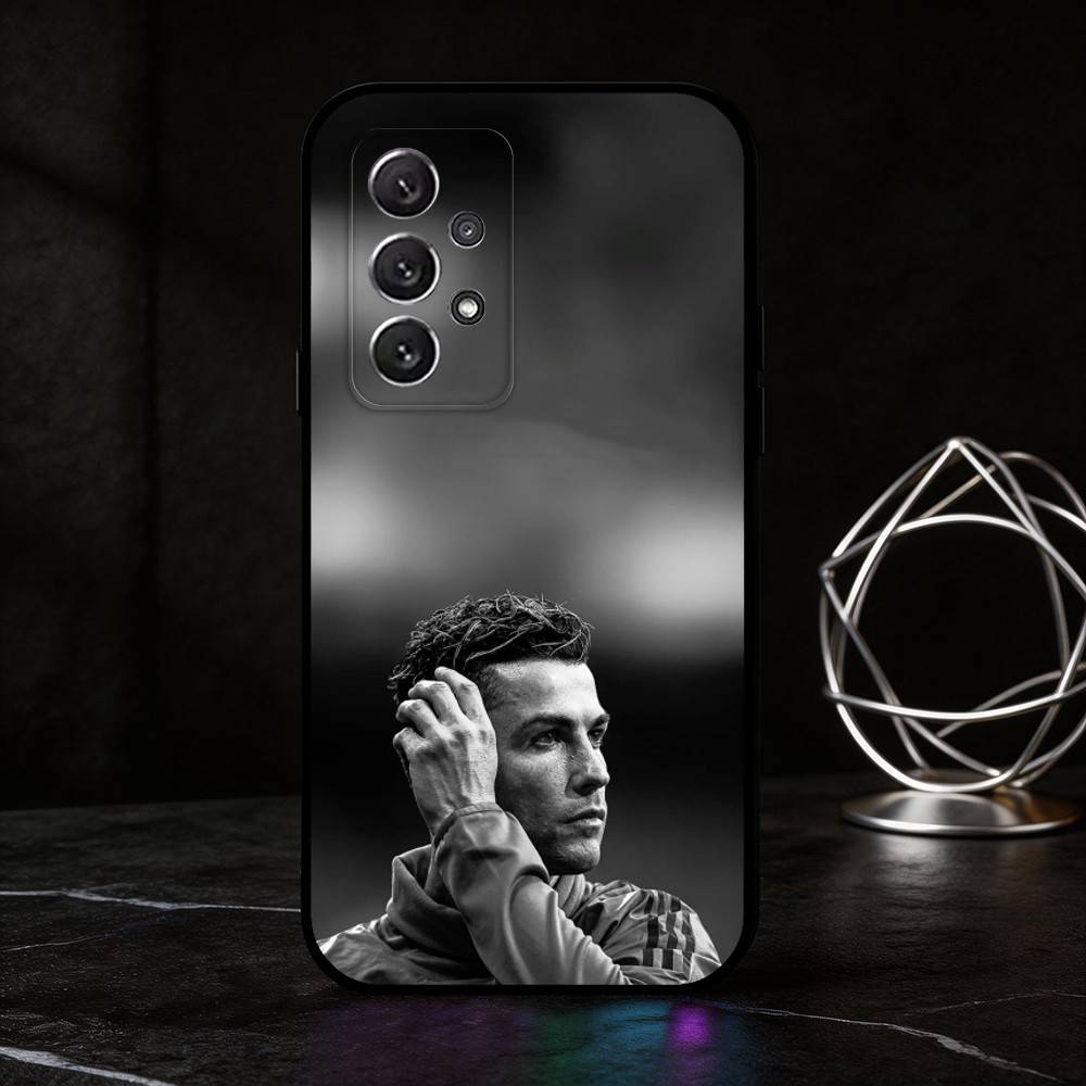G-Global idol C-CR7 phone Case For Samsung S25,24,21,22,23,30,Ultra,20,Plus,Fe,Lite,Note Soft Black Cover