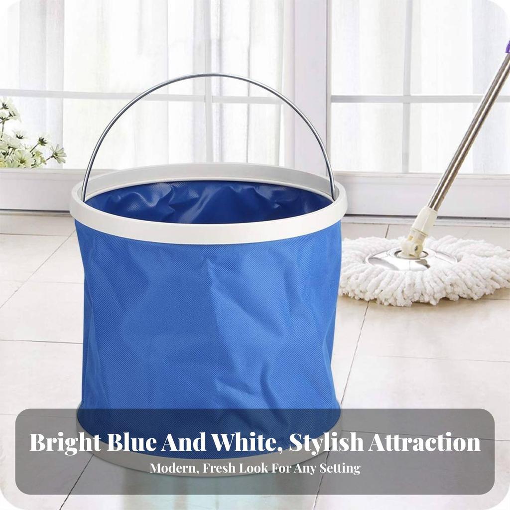 Folding Bucket Portable Water Container Multipurpose Outdoor Bucket for Camping Fishing Hiking