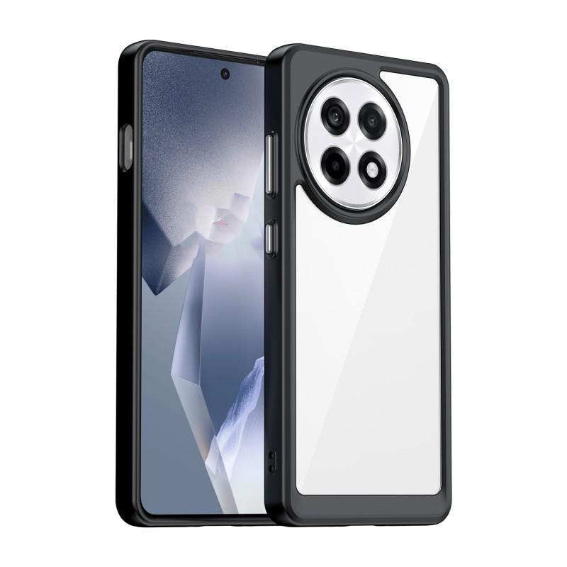 For OnePlus Ace 5 5G/OnePlus Ace 5 Pro 5G Phone Case WANLONFENG XC Series TPU Acrylic Cover with Tempered Glass (Big Lens Hole)
