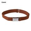 Gift Pants Strap Solid Color Boys Girls Alloy Buckle Waistband Kids Canvas Belt Adjustable