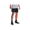 Under Armour Curry Sig Color Block Full Print Design Versatile Breathable Lace-Up Mid-Rise Shorts Men Shorts Black 1387094-001