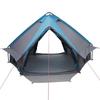 Teepee Tent for 4 Persons Blue and Gray 388 x 320 x 169 cm