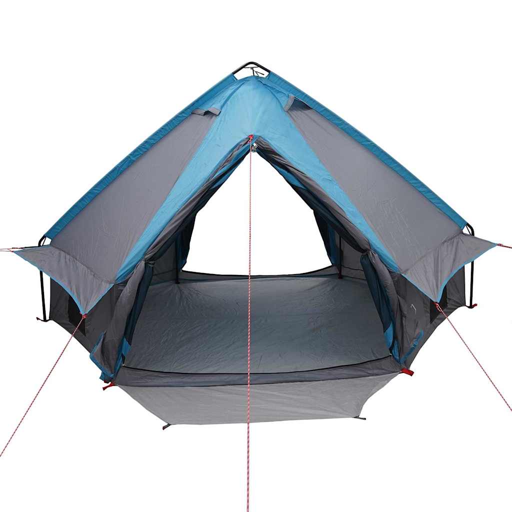 Teepee Tent for 4 Persons Blue and Gray 388 x 320 x 169 cm