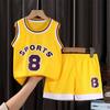 2026 Summer Children O-Neck Sleeveless Vest Suits Baby Spring Short Pants Two-pieces Set Cartoon Cotton Suit for Girl Boy