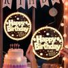 Illuminated Birthday Acrylic Sign Hanging Ornament Shatterproof Acrylic LED Light For Birthday And Festival Celebration