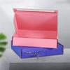 10pcs Colorful Airplane Box Three Layer Extra Hard Zipper Delivery Box Black Pack Express Delivery Transport Paper Boxes Carton